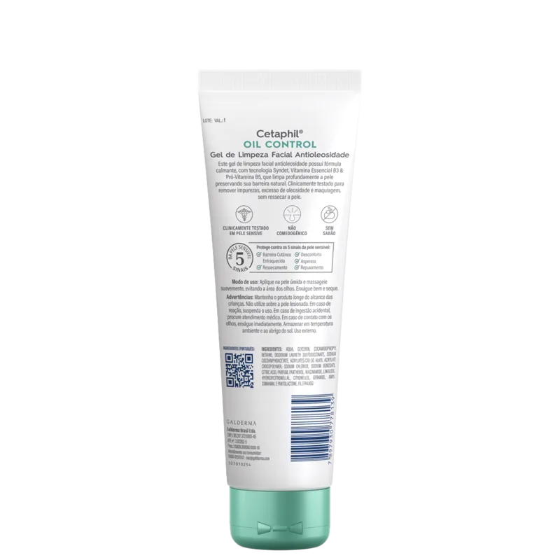 Cetaphil Oil Control - Gel de Limpeza Facial 124ml - Imagem 2